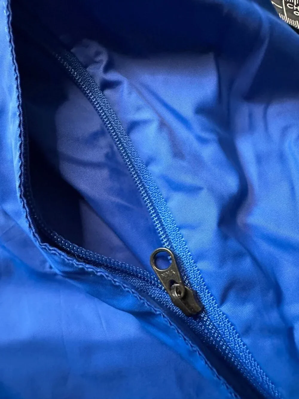 Nike Youth Blue Full-Zip Lightweight Detachable Hooded Windbreaker Rain Jacket